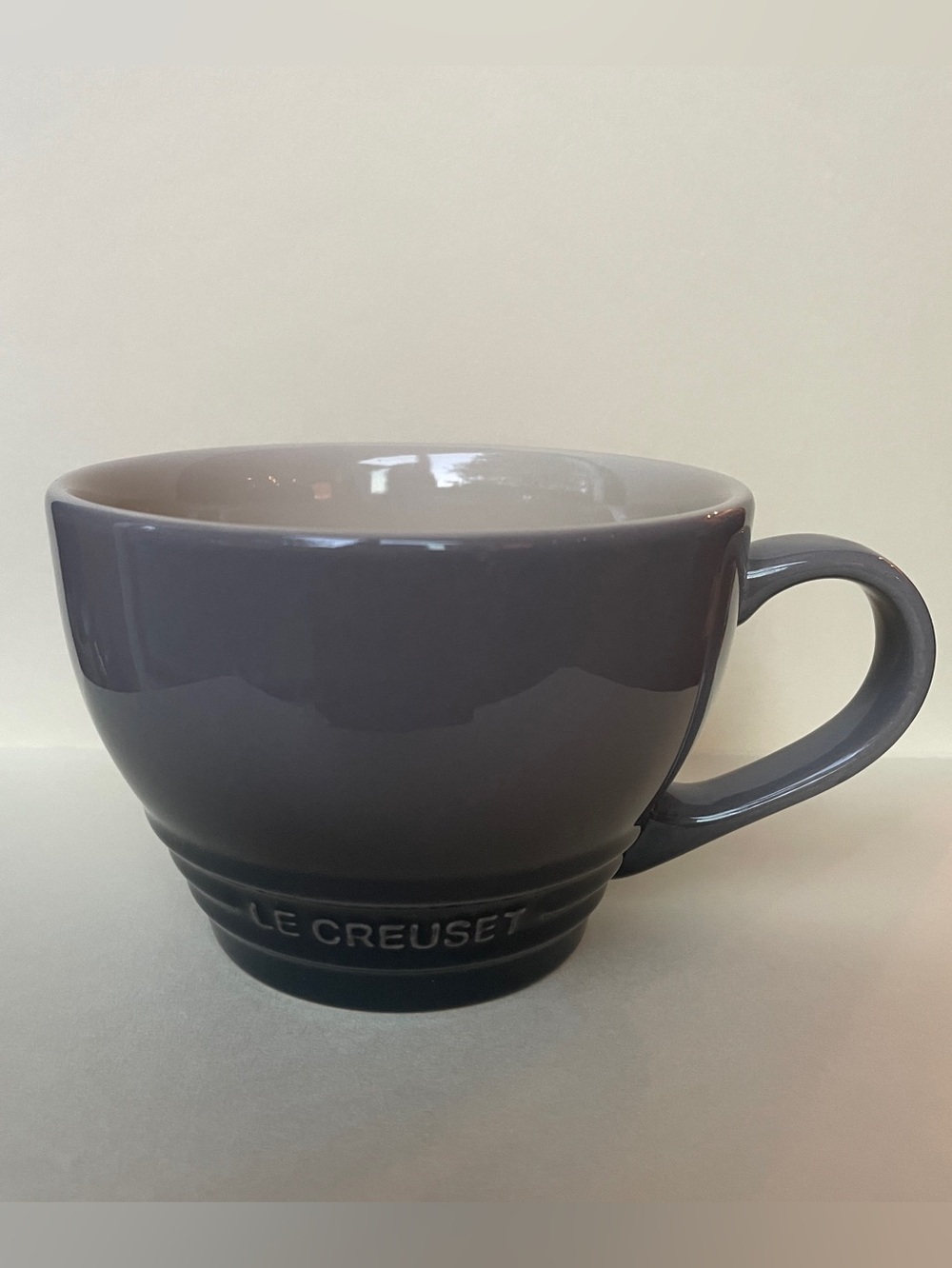 Le Creuset Giant Cappuccino Cup 14 Oz/400 mL Flint Gray **New With Tag**